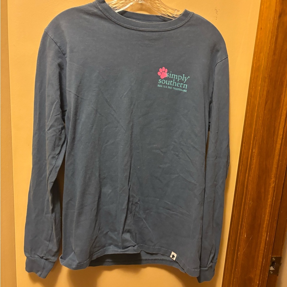 Simply Southern Blue Long Sleeve Tee